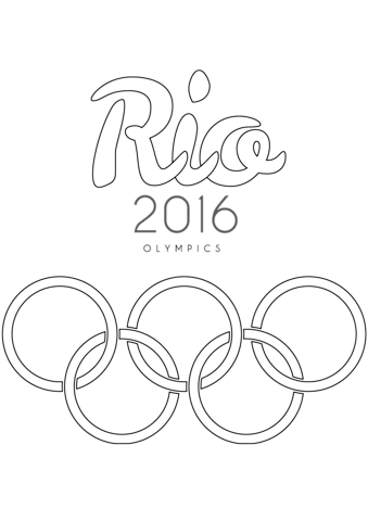 Rio 2016 Olympics Coloring Page